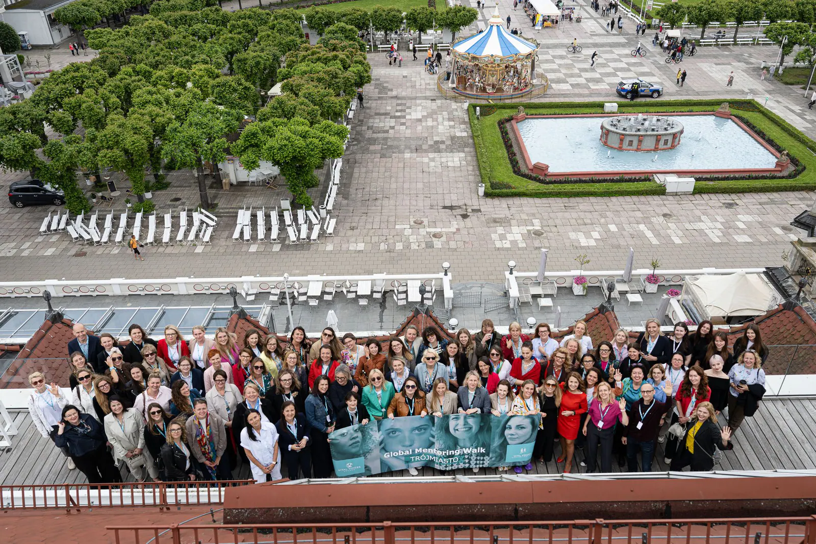 Participants of the 5th Global Mentoring Walk Trójmiasto in Sopot